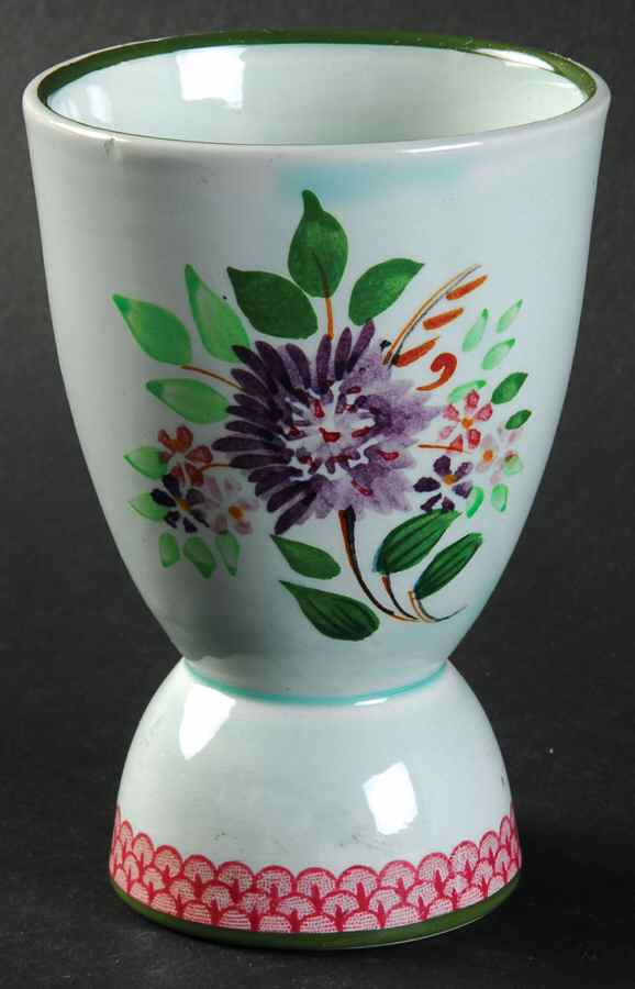Mandalay Green Double Egg Cup by Adams China-1