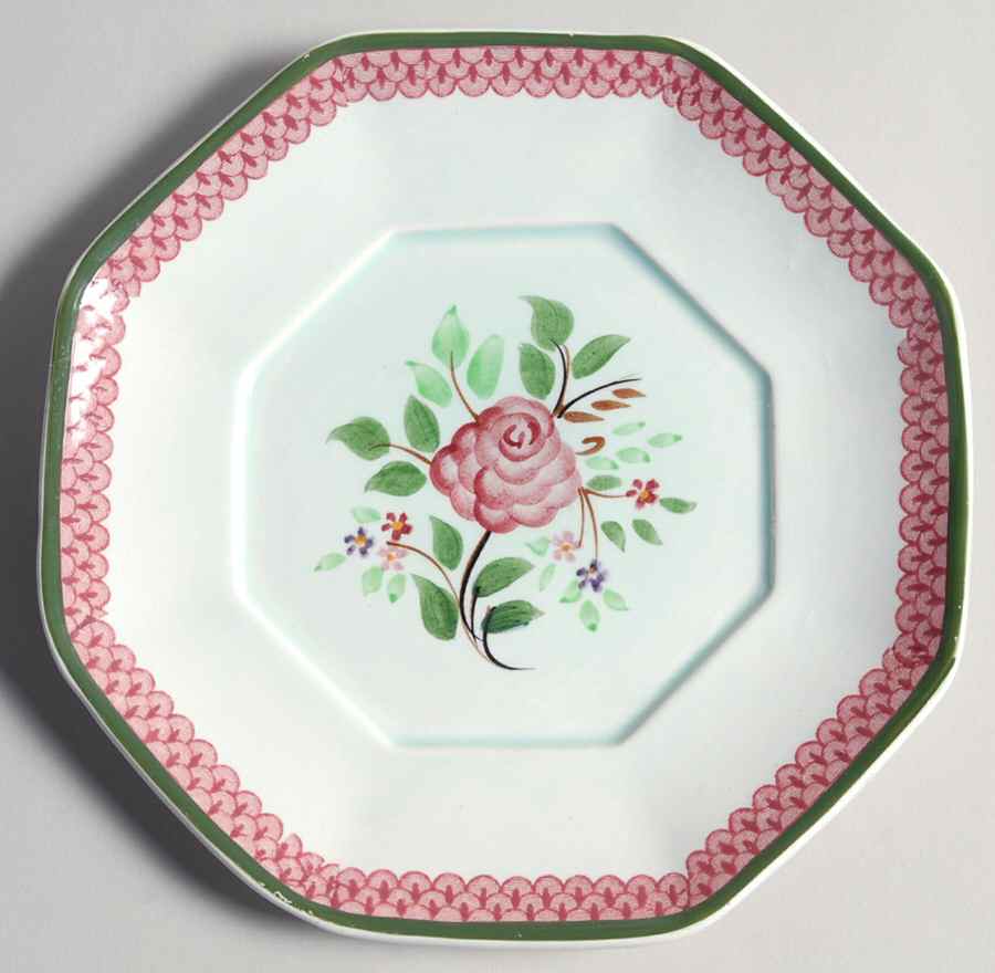 Mandalay Green Underplate for Sauce Boat by Adams China-1