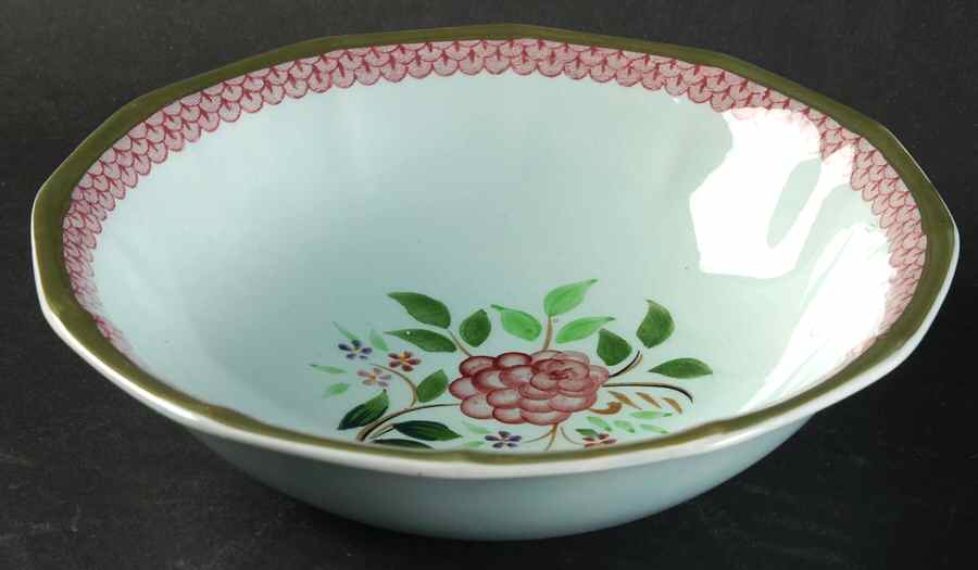 Mandalay Green Coupe Cereal Bowl by Adams China-1