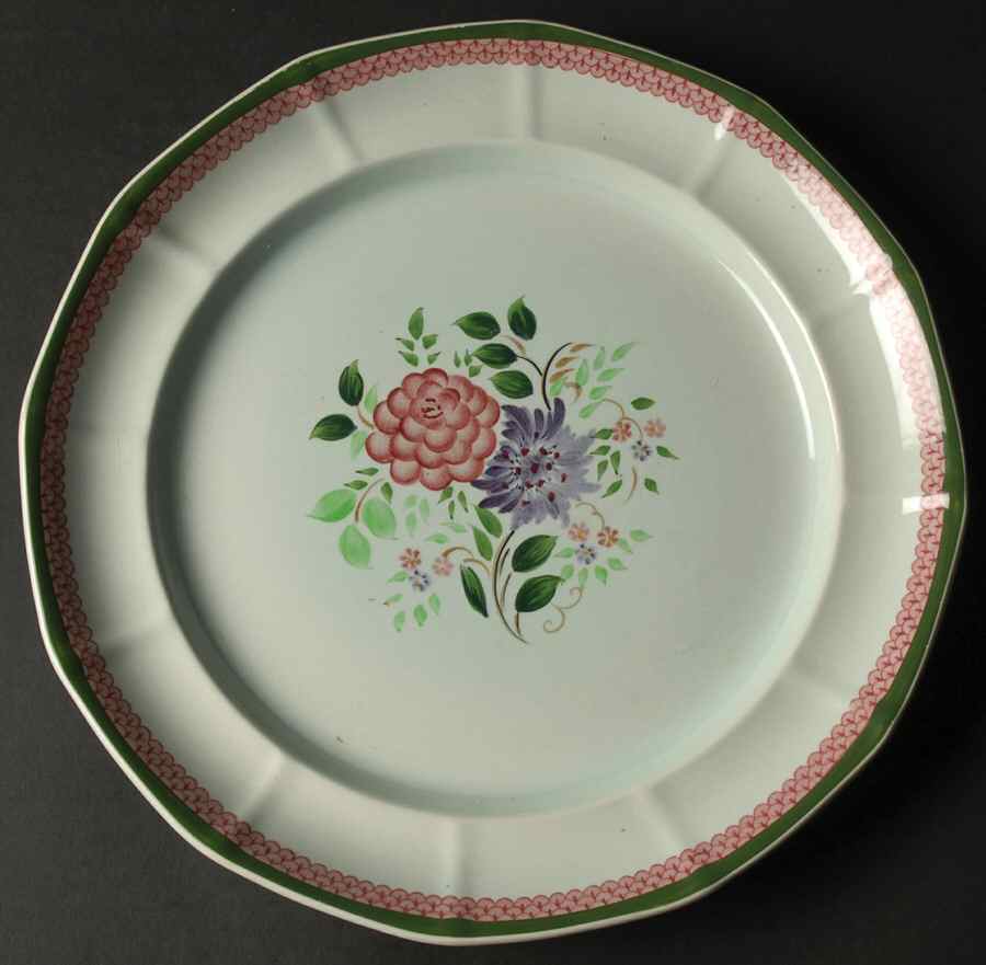 Mandalay Green 12" Chop Plate (Round Platter) by Adams China-1
