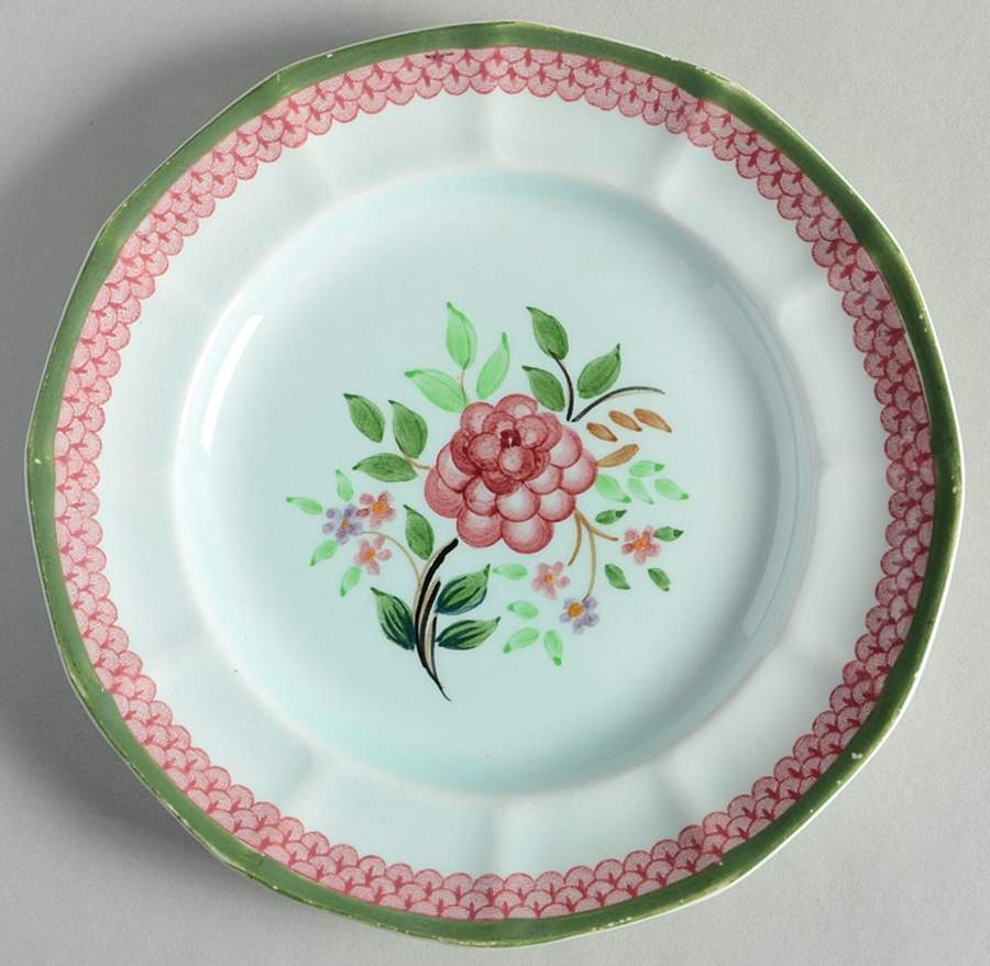 Mandalay Green Bread & Butter Plate by Adams China-1