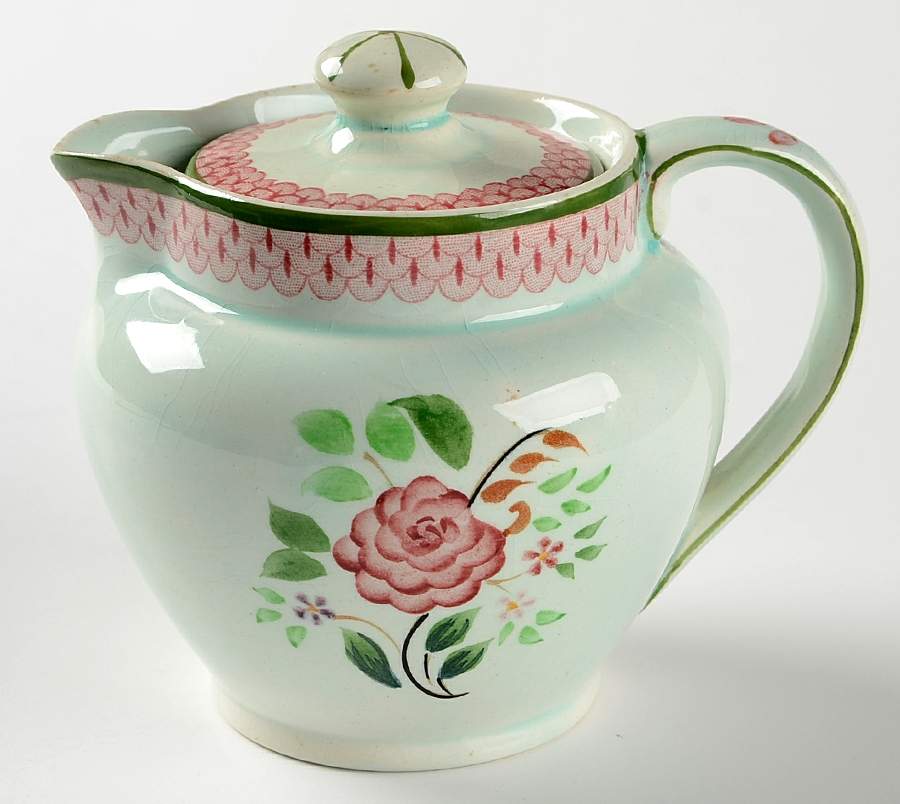 Mandalay Green Creamer & Lid by Adams China-1