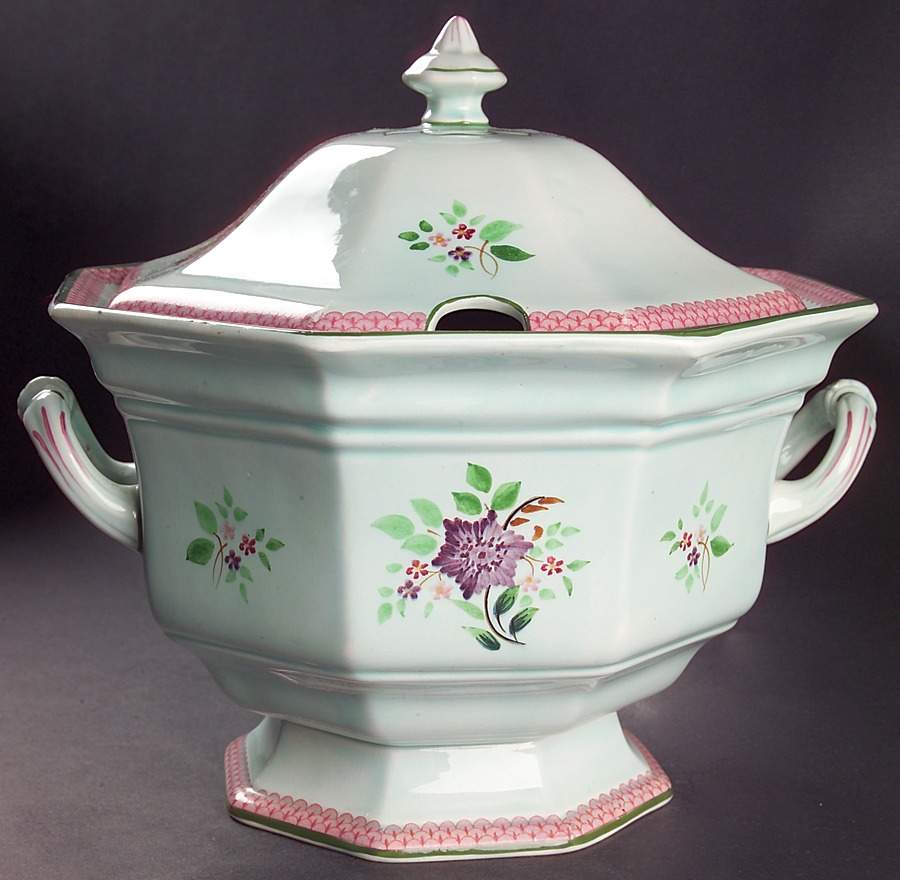 Mandalay Green Tureen &  Lid by Adams China-1