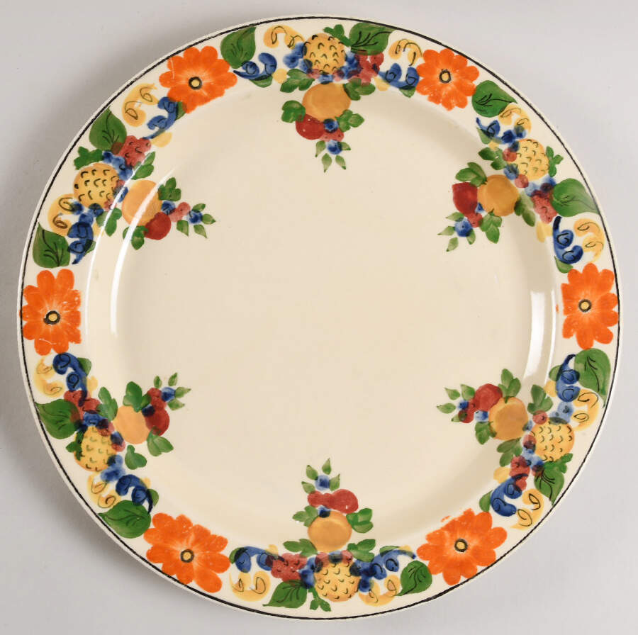 Maytime 12" Chop Plate (Round Platter) by Adams China-1