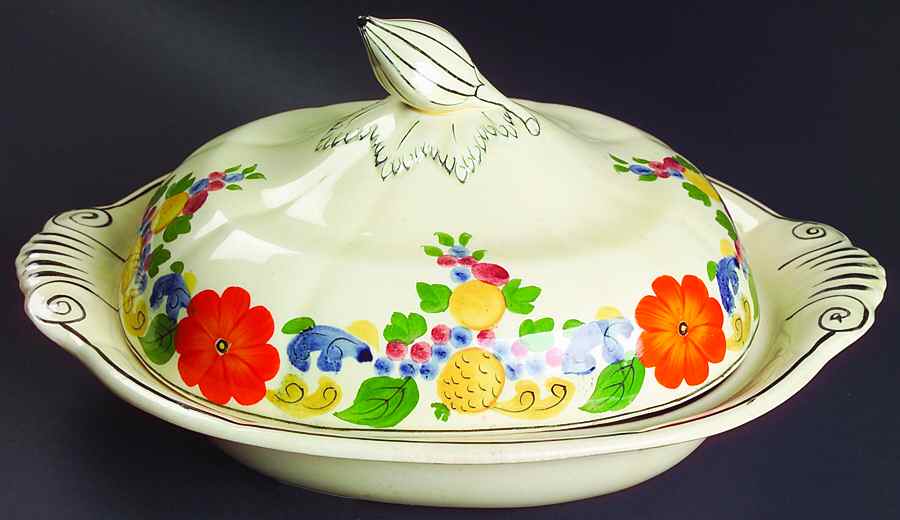 Maytime Oval Covered Vegetable by Adams China-1