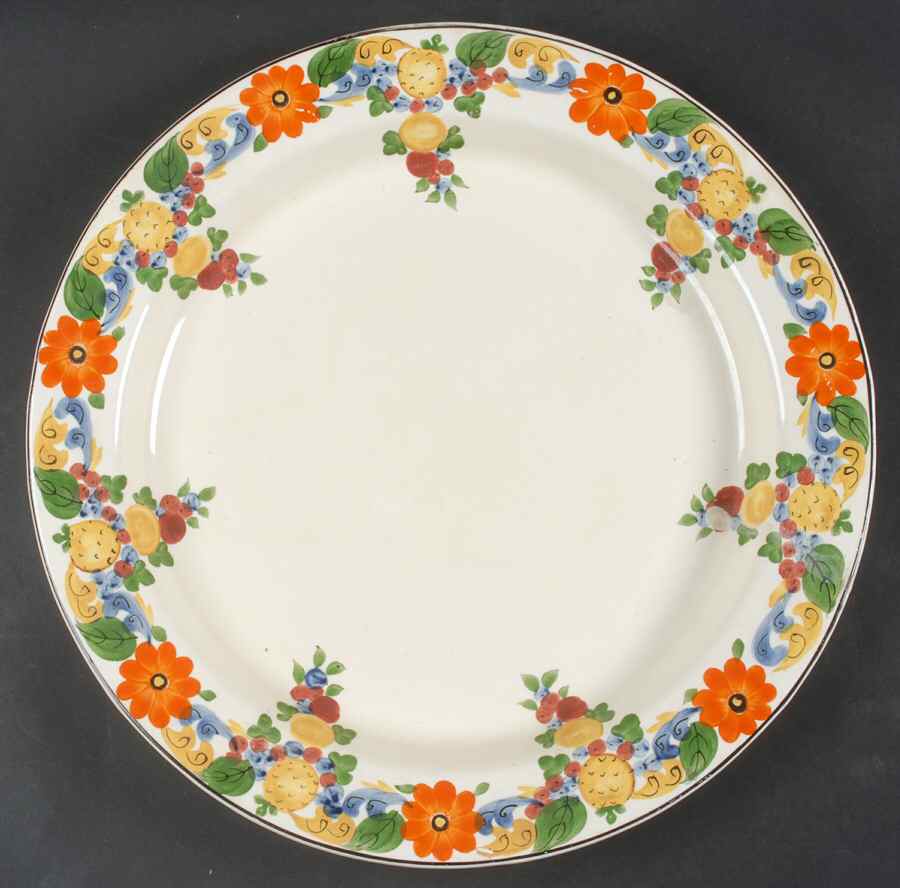 Maytime 14" Chop Plate (Round Platter) by Adams China-1