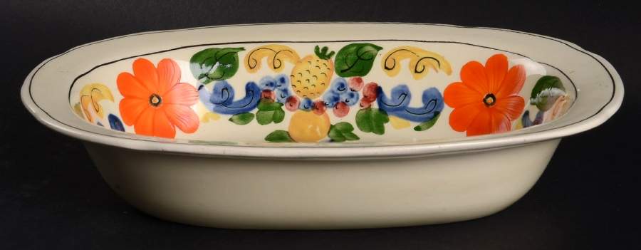 Maytime 9" Oval Vegetable Bowl by Adams China-1