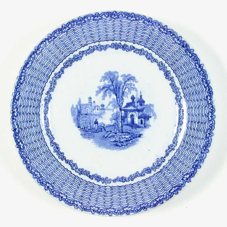 Mazara Blue Salad Plate by Adams China-1