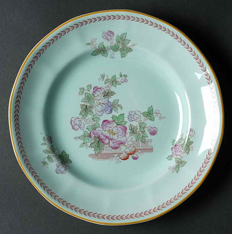 Metz Newer Backstamp Salad Plate by Adams China-1