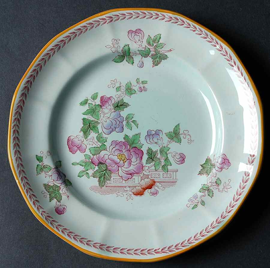 Metz Newer Backstamp Dessert/Pie Plate by Adams China-1