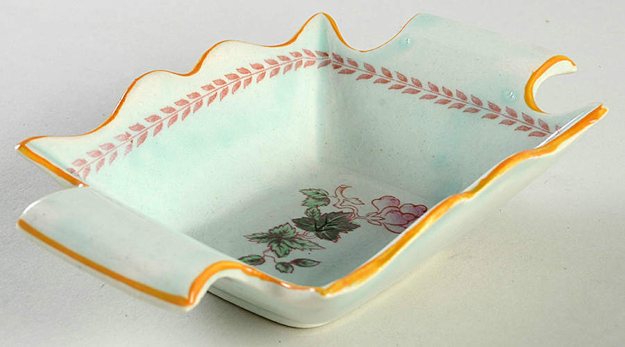 Metz Older Backstamp 6" Bon Bon by Adams China-1