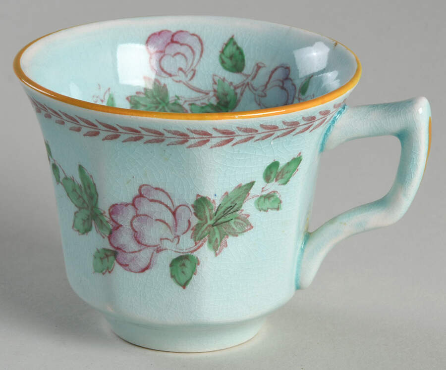 Metz Older Backstamp Flat Demitasse Cup by Adams China-1