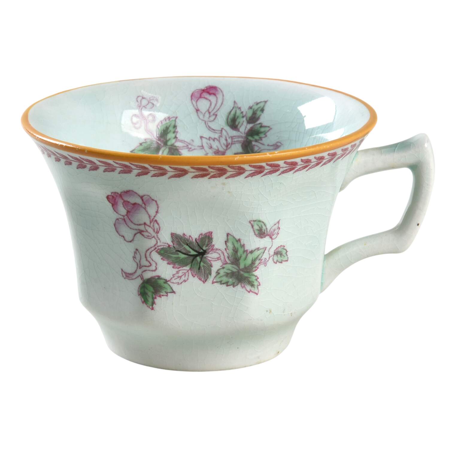 Metz Older Backstamp Flat Cup by Adams China-1