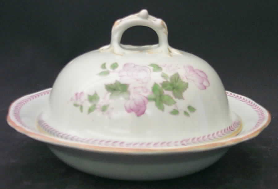 Metz Older Backstamp Muffin Dish & Lid by Adams China-1