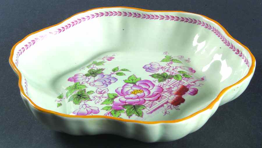 Metz Older Backstamp Medium Melon Bowl by Adams China-1