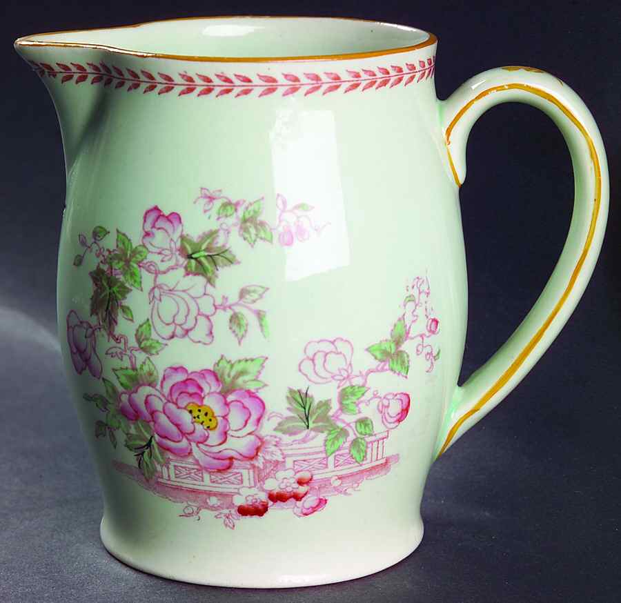 Metz Older Backstamp 16 Oz Pitcher by Adams China-1