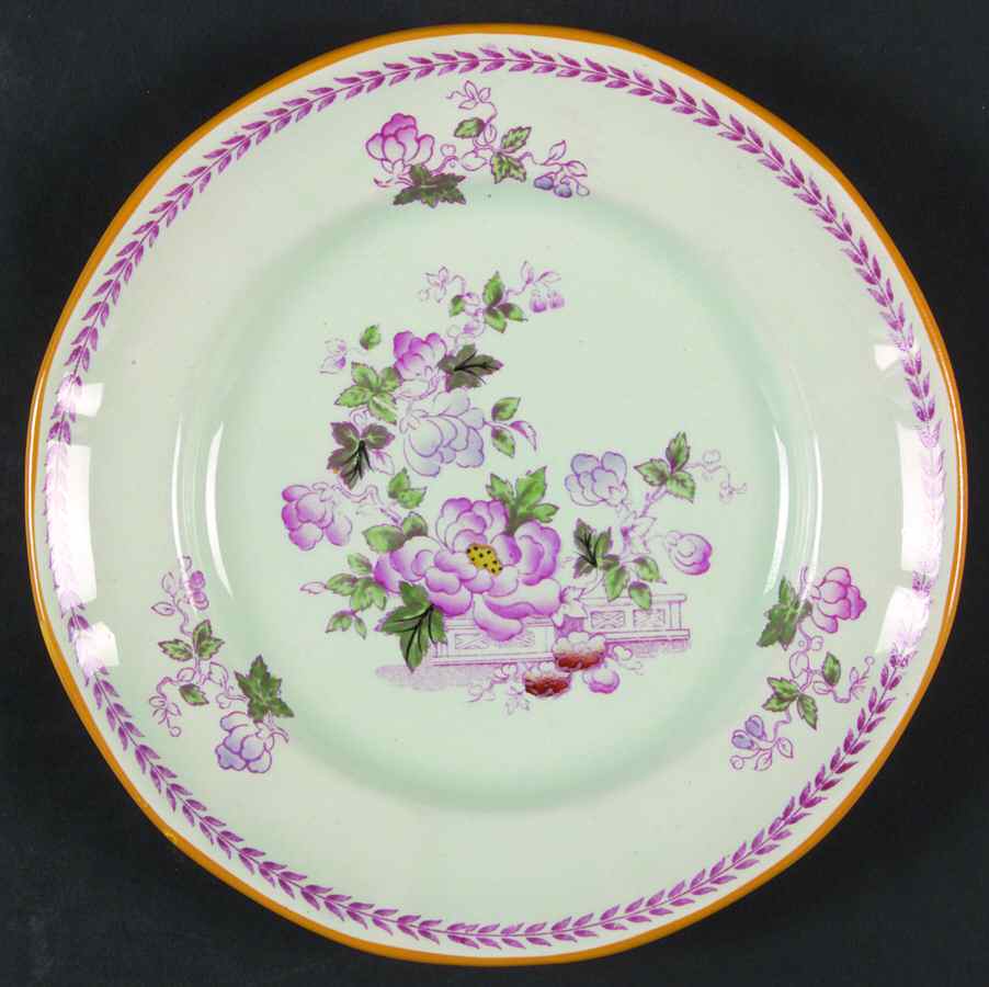 Metz Older Backstamp Dessert/Pie Plate by Adams China-1