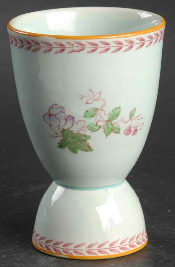 Metz Older Backstamp Double Egg Cup by Adams China-1