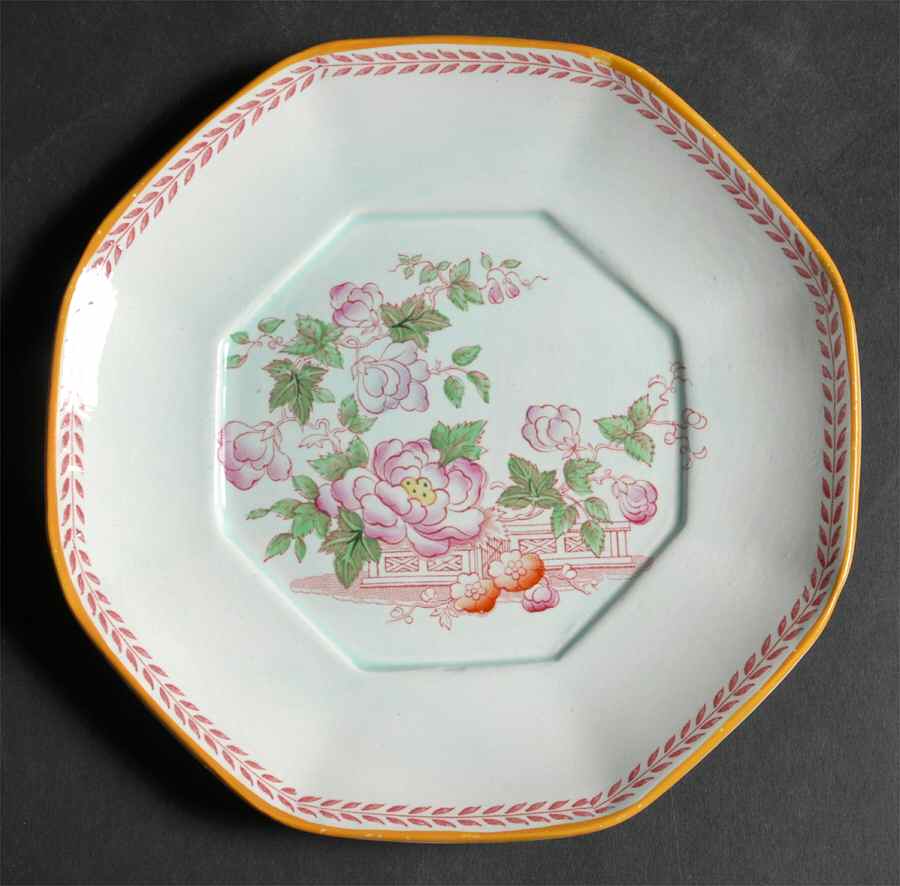 Metz Older Backstamp Underplate for Sauce Boat by Adams China-1