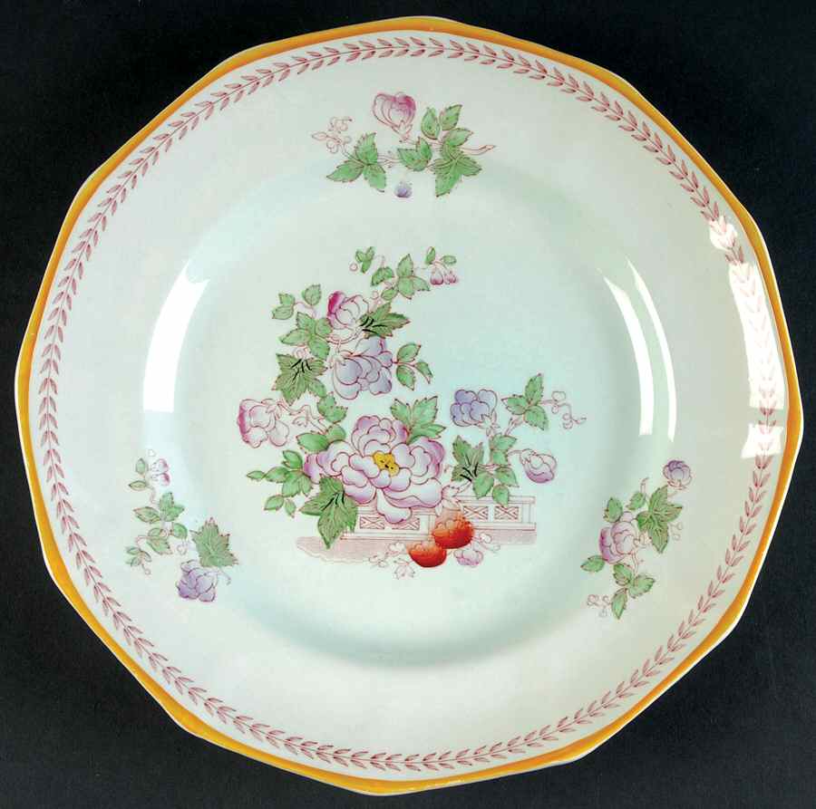 Metz Older Backstamp Salad Plate by Adams China-1
