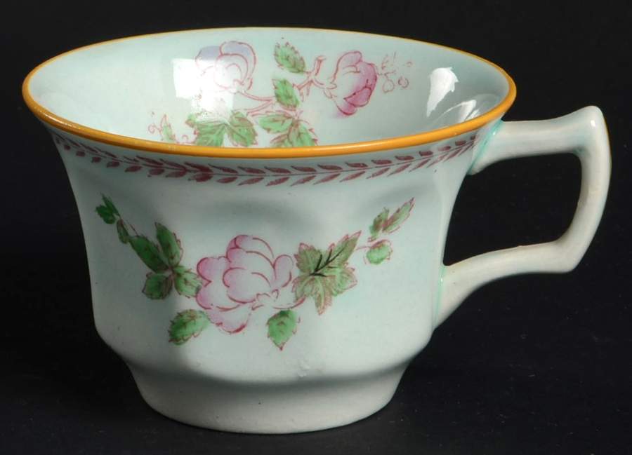 Metz Older Backstamp Flat Cup by Adams China-1