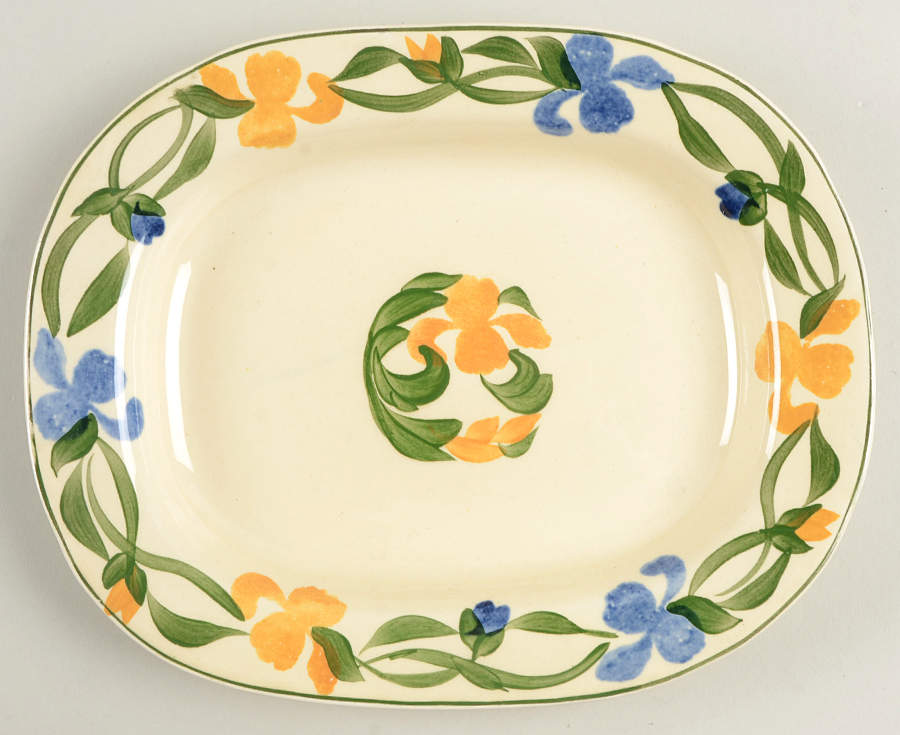 Mexico 9" Oval Serving Platter by Adams China-1