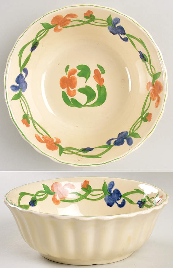 Mexico 7" Round Vegetable Bowl by Adams China-1