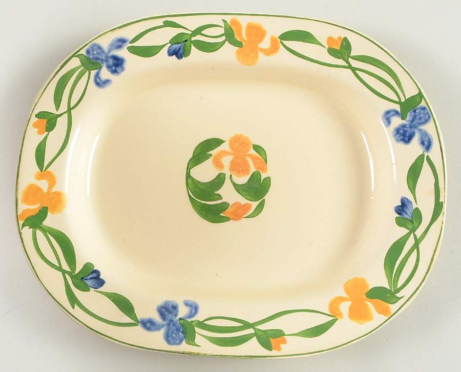 Mexico 11" Oval Serving Platter by Adams China-1
