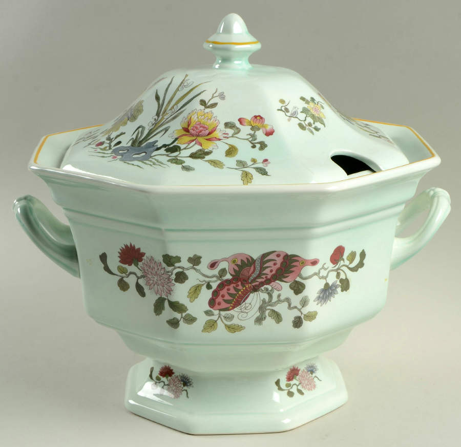 Ming Jade Tureen &  Lid by Adams China-1