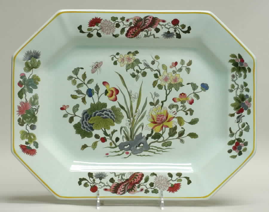 Ming Jade 14" Oval Serving Platter by Adams China-1