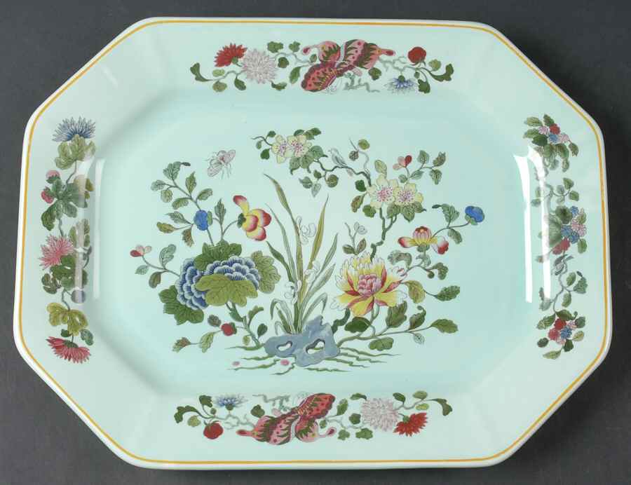 Ming Jade 13" Oval Serving Platter by Adams China-1