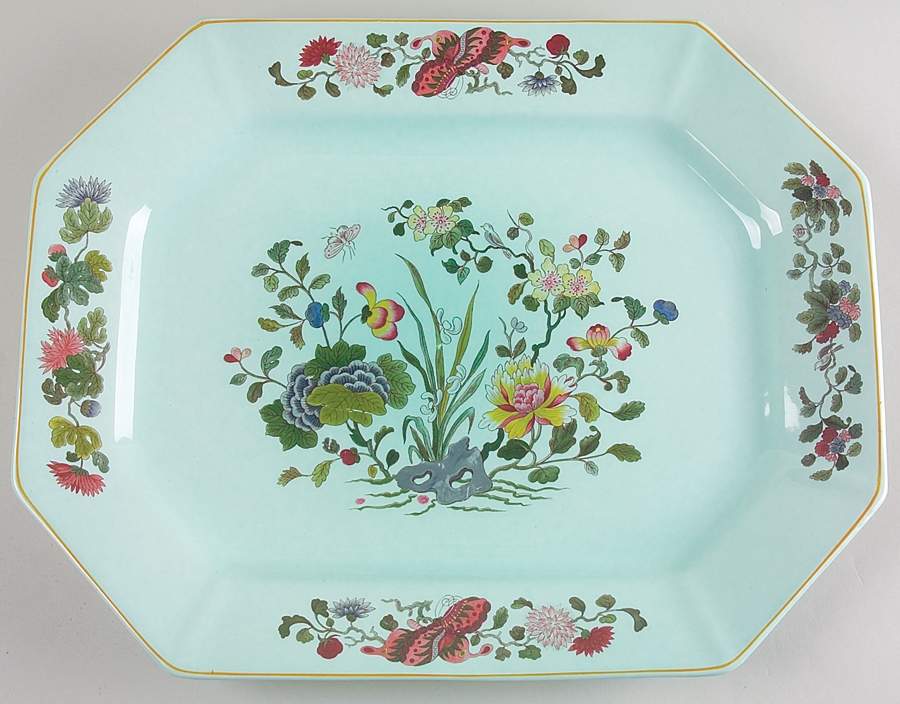 Ming Jade 16" Oval Serving Platter by Adams China-1