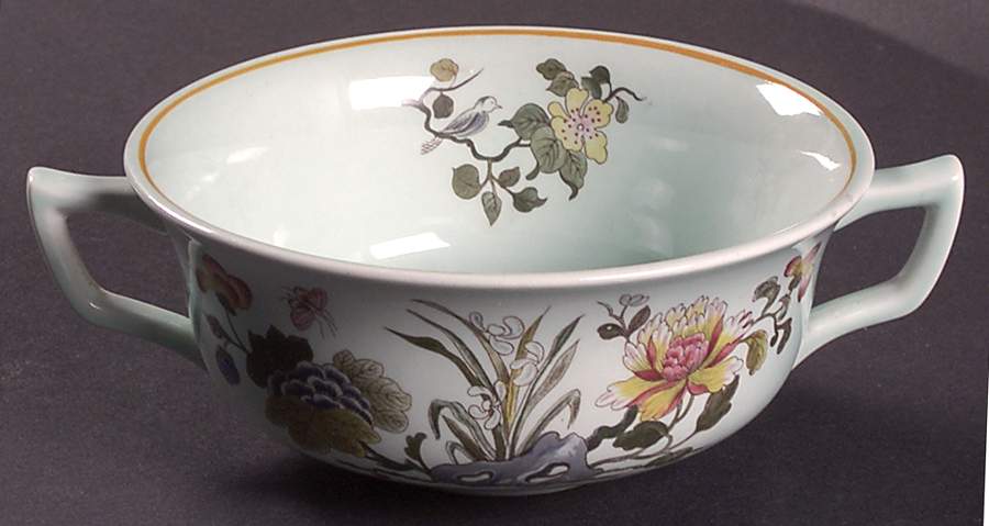 Ming Jade Flat Cream Soup Bowl by Adams China-1