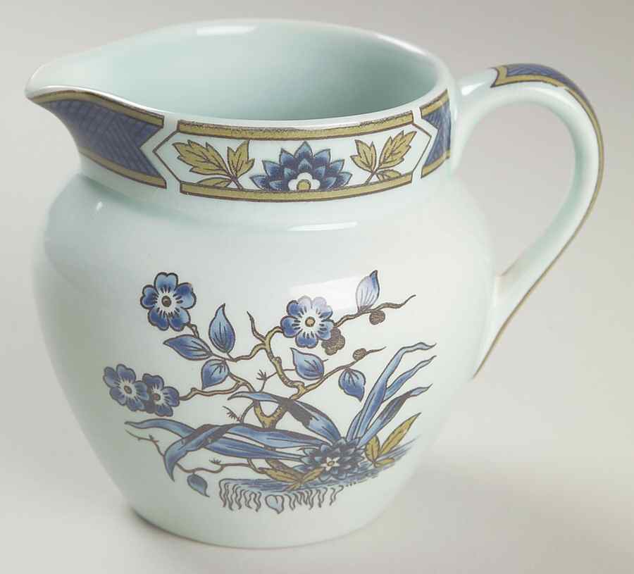 Ming Toi Blue Creamer by Adams China-1