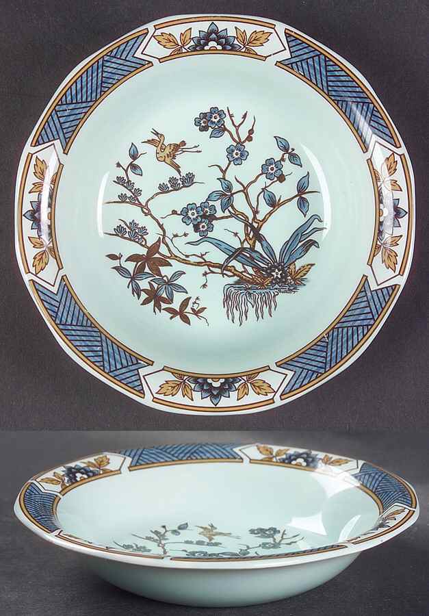 Ming Toi Blue Fruit/Dessert (Sauce) Bowl by Adams China-1
