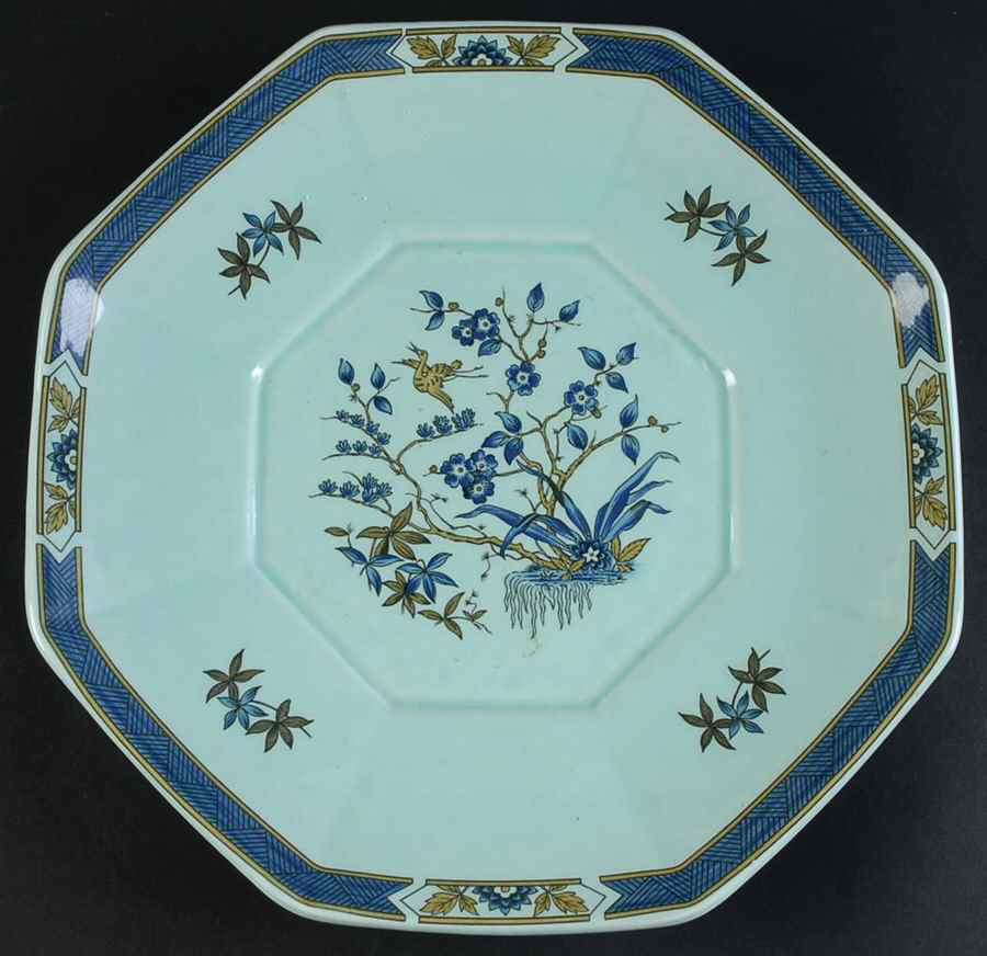 Ming Toi Blue Underplate for Tureen by Adams China-1