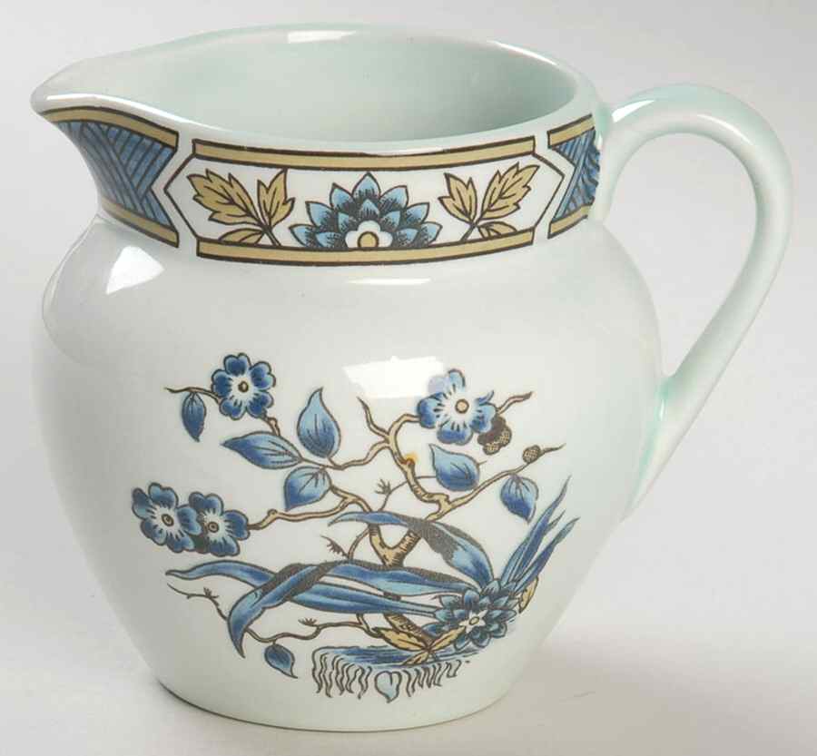 Ming Toi Blue Creamer by Adams China-1