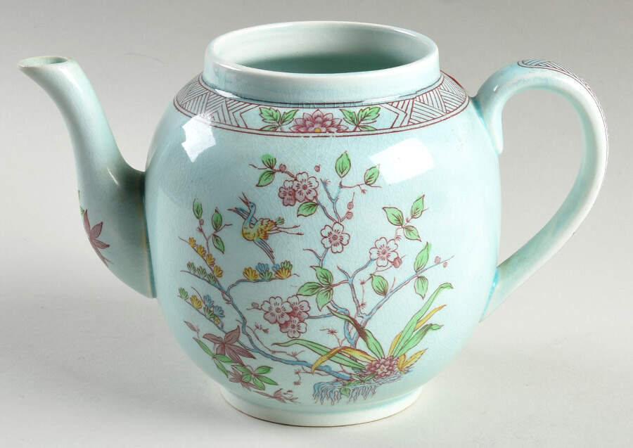 Ming Toi Teapot No Lid by Adams China-1