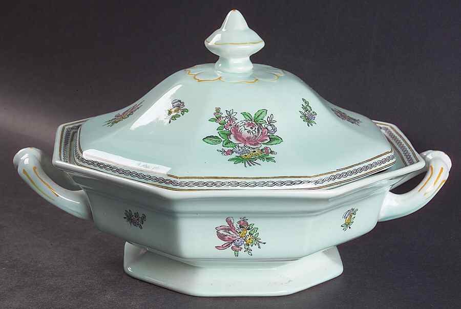 Nanking Round Covered Vegetable by Adams China-1