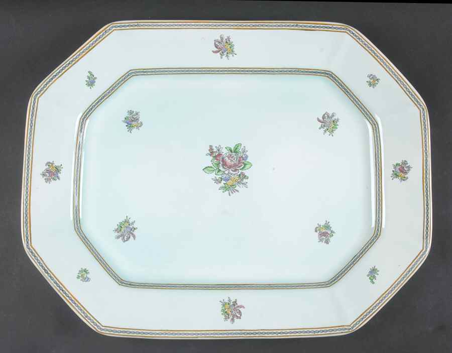 Nanking 17" Oval Serving Platter by Adams China-1