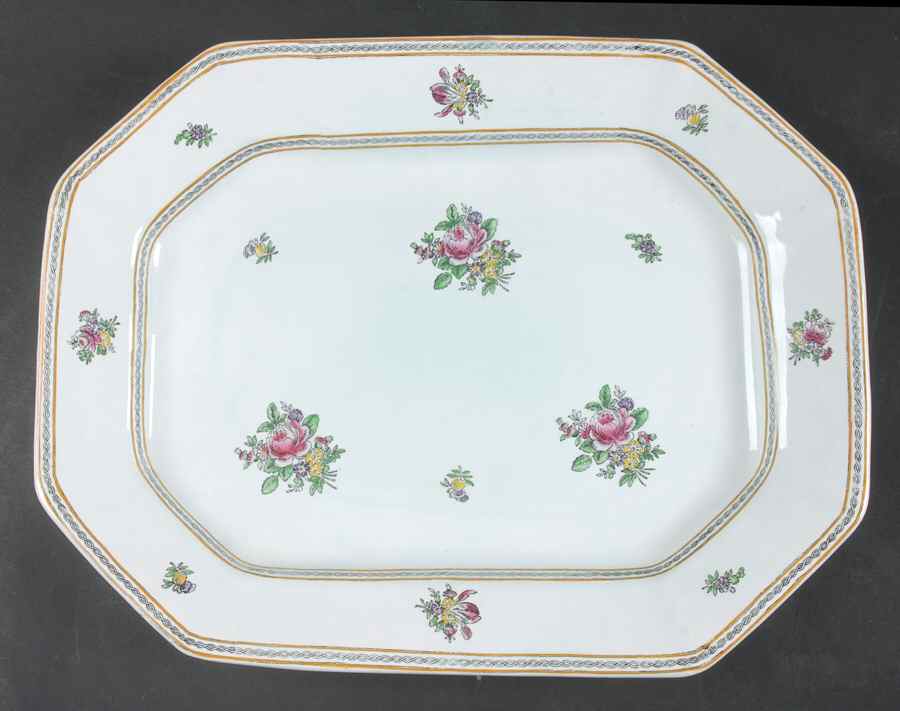 Nanking 14" Oval Serving Platter by Adams China-1