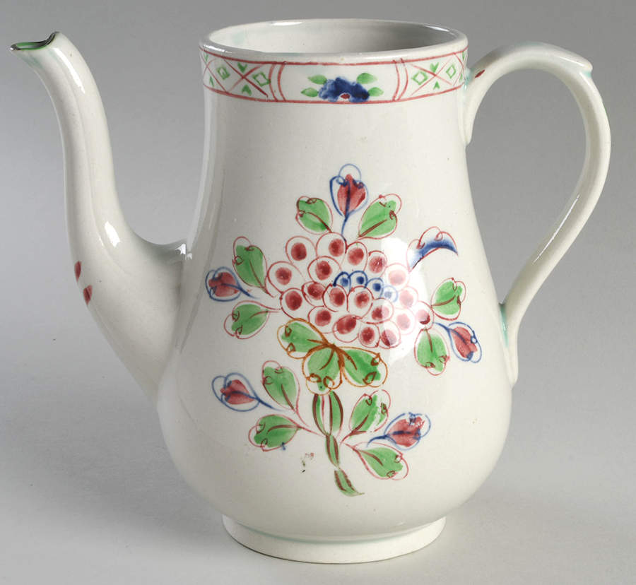 Old Bow Coffee Pot No Lid by Adams China-1