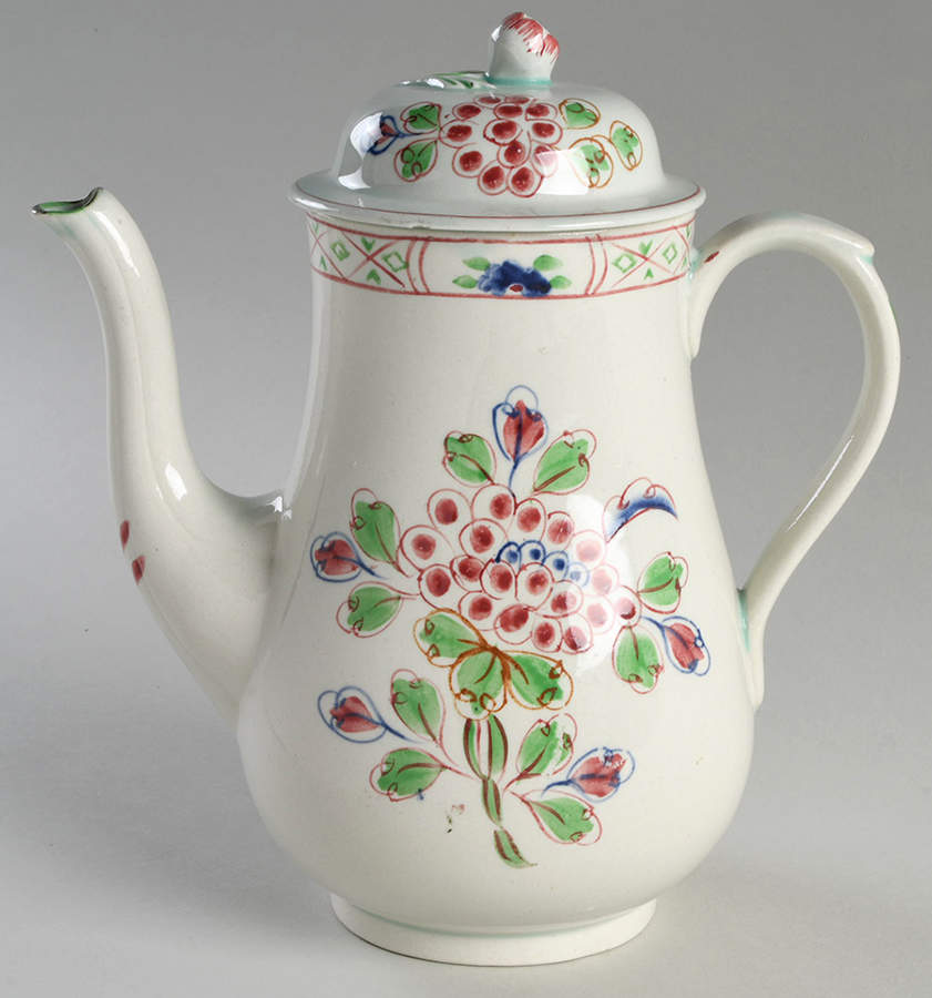 Old Bow Coffee Pot & Lid by Adams China-1