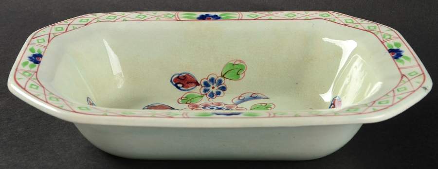Old Bow 9" Oval Vegetable Bowl by Adams China-1