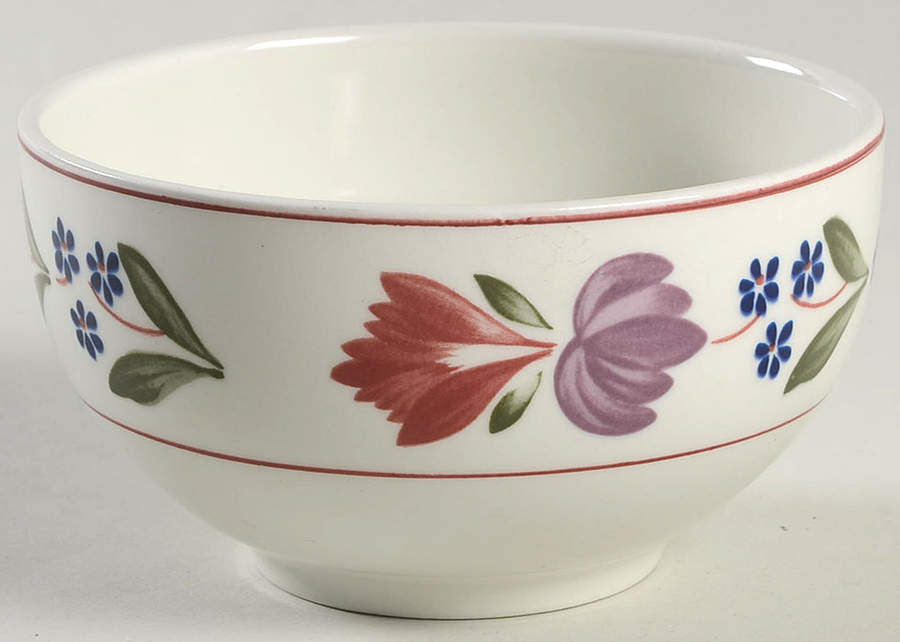 Old Colonial (Newer Backstamp) Open Sugar Bowl by Adams China-1