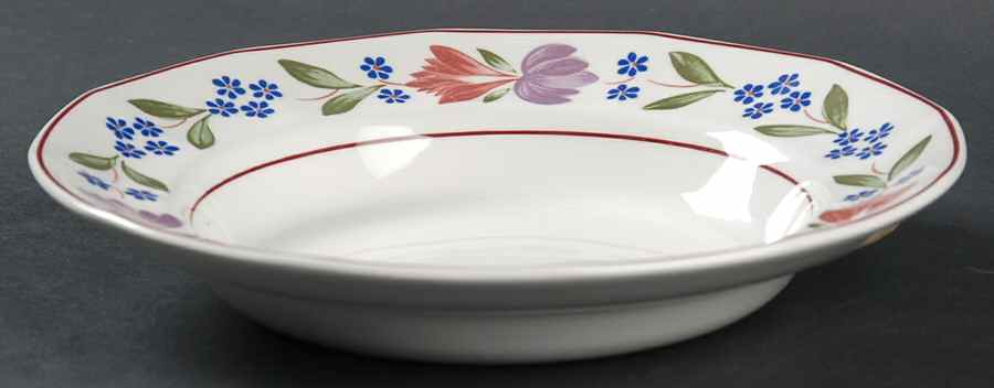 Old Colonial (Newer Backstamp) Rim Soup Bowl by Adams China-1