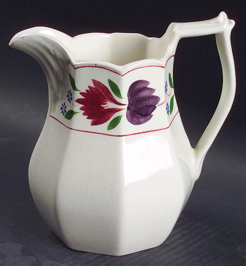 Old Colonial (Older Backstamp) 32 Oz Pitcher by Adams China-1