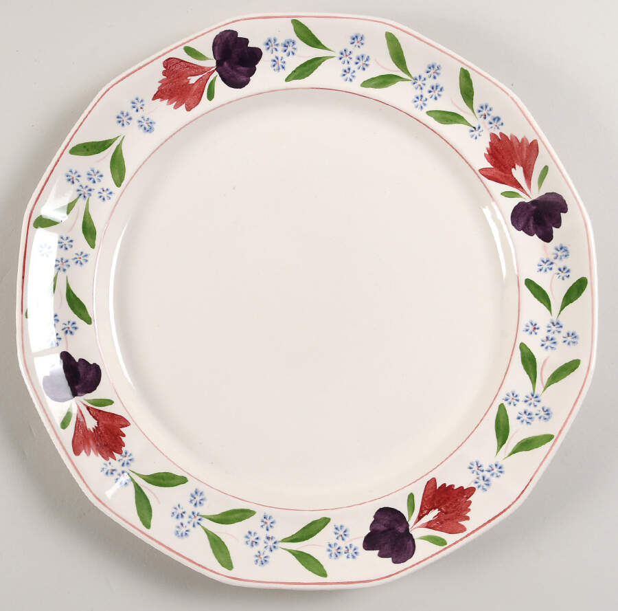 Old Colonial (Older Backstamp) 12" Chop Plate (Round Platter) by Adams China-1