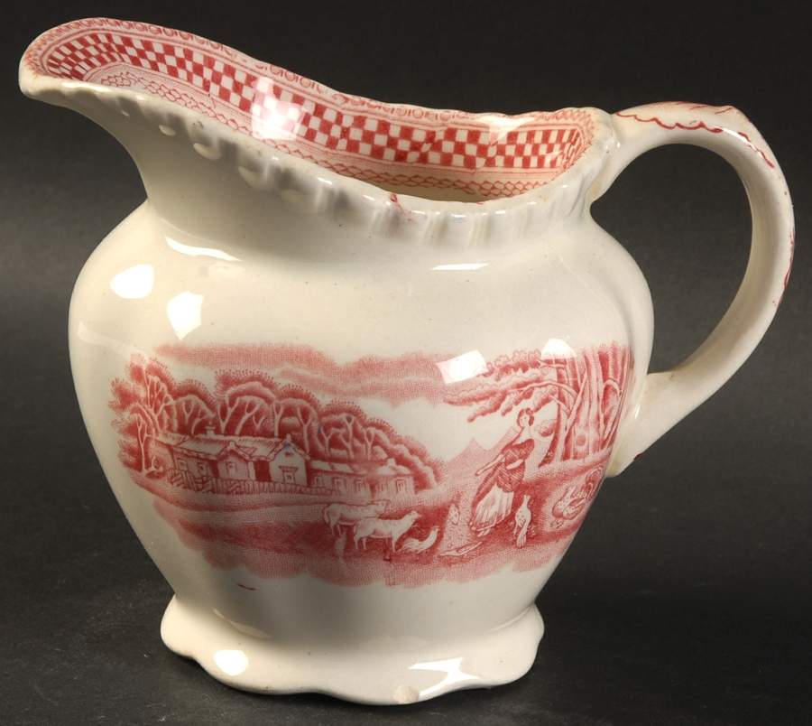Old English Rural Scenes Creamer by Adams China-1