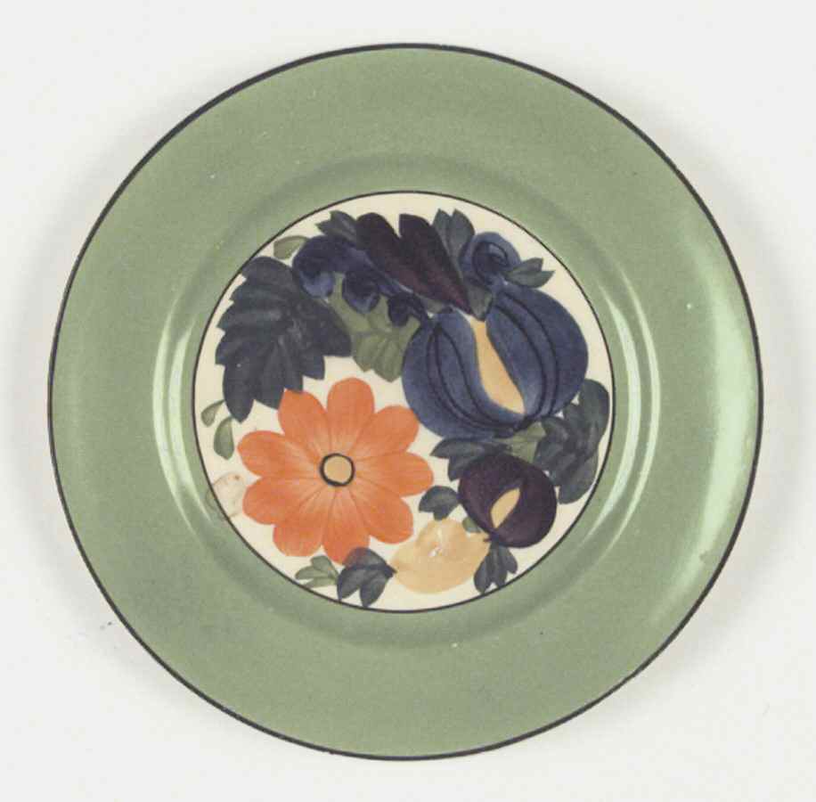 Cretonne Green Bread & Butter Plate by Adams China-1